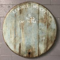 Lemorel Winery barrel head					