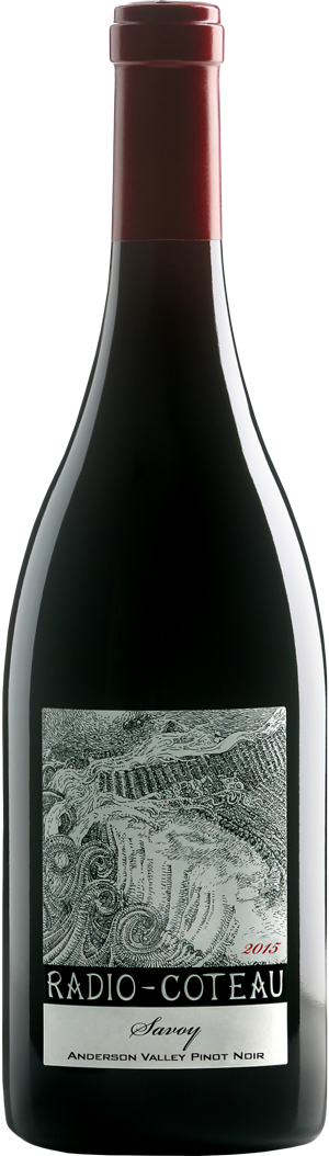 2015 Savoy Pinot bottle
