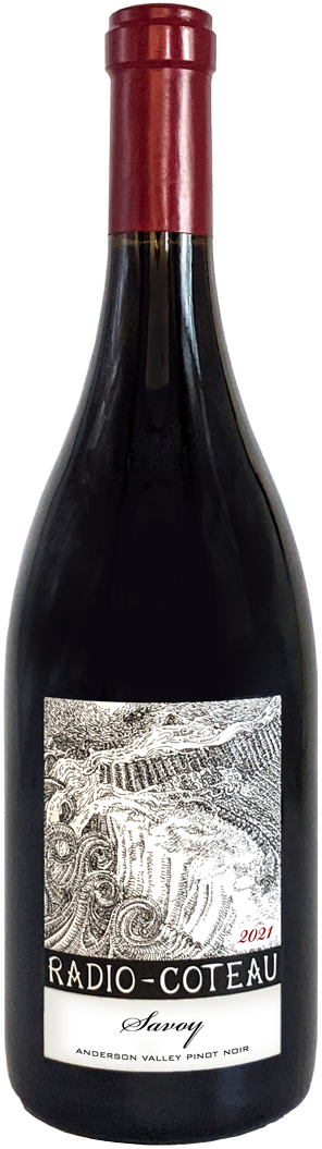 2021 Savoy Pinot Noir bottle