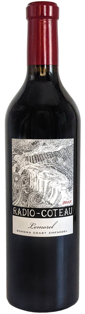 2018 Radio-Coteau Lemorel Sonoma Coast Estate Zinfandel bottle